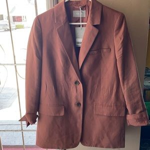 NWT Everlane linen oversized blazer 8